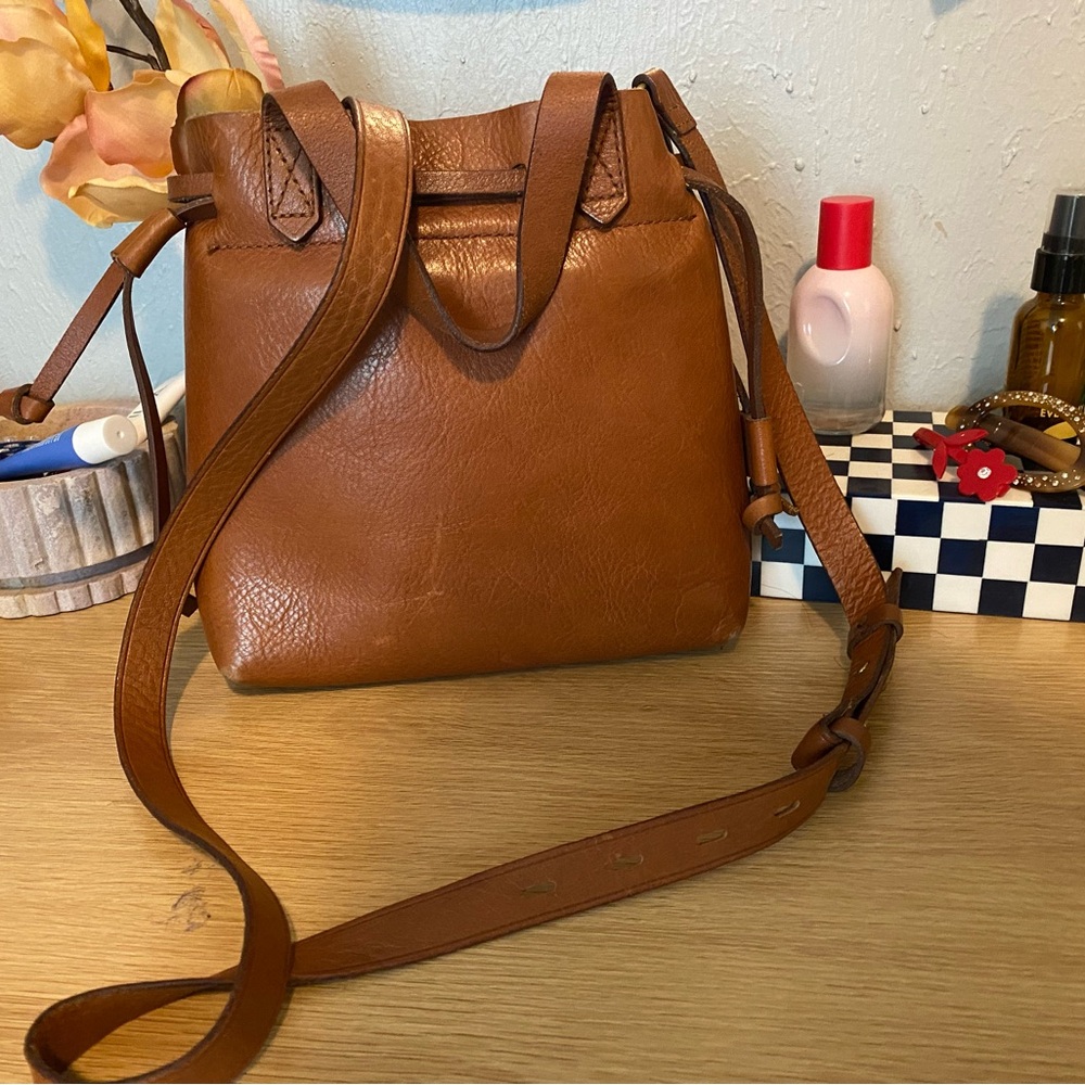 Madewell Tan Leather Crossbody Bag